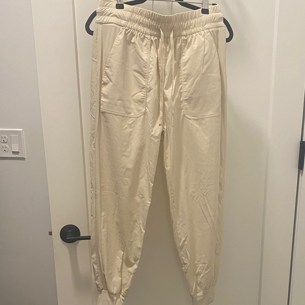 Cream Joggers